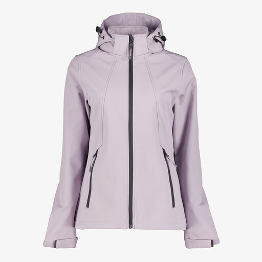 Softshell dames jas lila