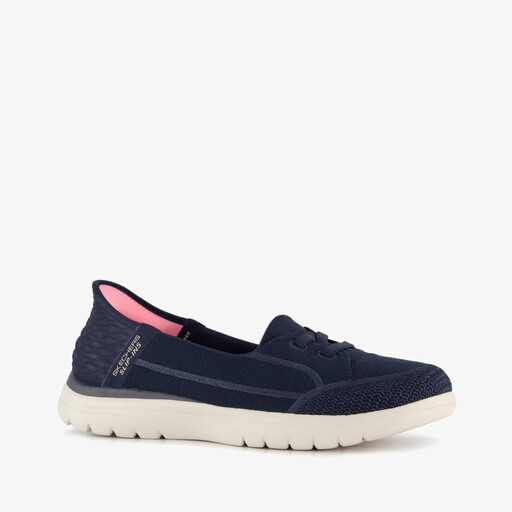 Slip-ins: On The Go Flex dames instappers blauw