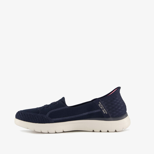 Slip-ins: On The Go Flex dames instappers blauw