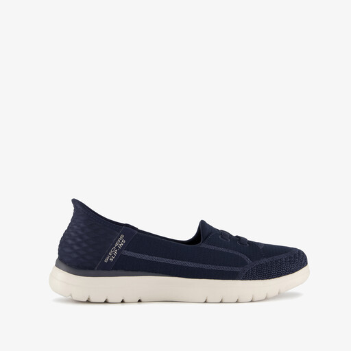 Slip-ins: On The Go Flex dames instappers blauw