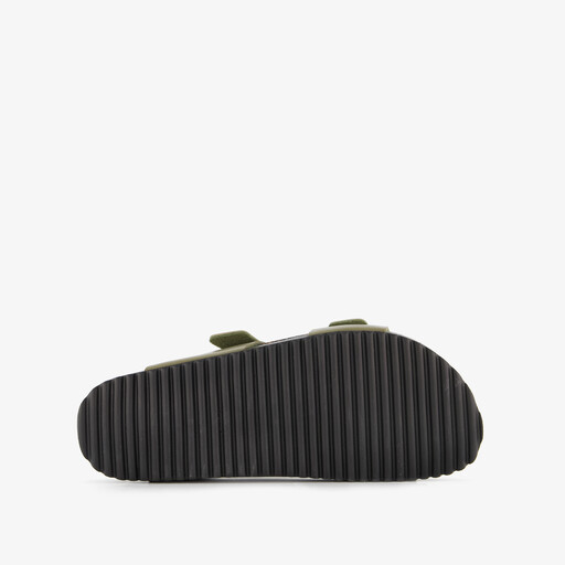 Leren dames bio slippers groen