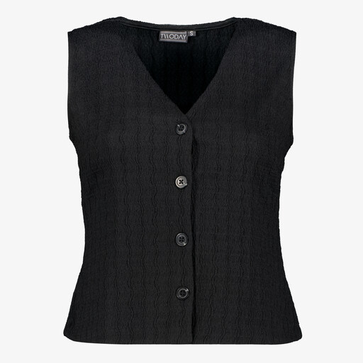 Dames gilet zwart