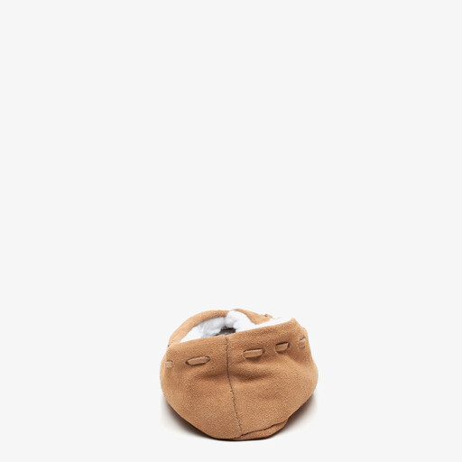 Leren heren Spaanse sloffen cognac