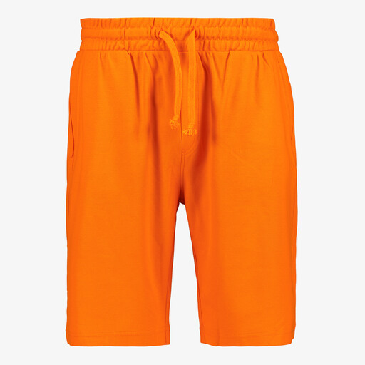 Heren sweatshort oranje