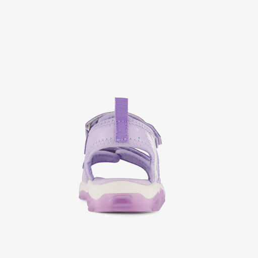 Unicorn sandalen met lichtjes lila