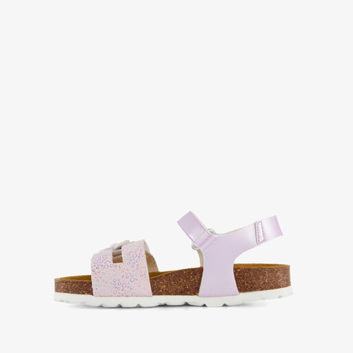 Meisjes bio sandalen lila