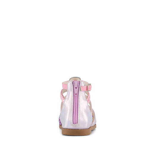 Meisjes sandalen met luipaardprint en glitters