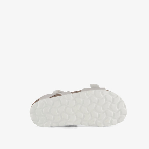 Kinder bio sandalen zilver wit