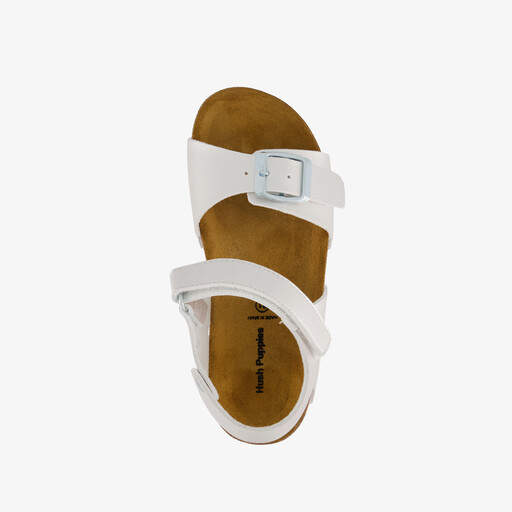 Kinder bio sandalen zilver wit
