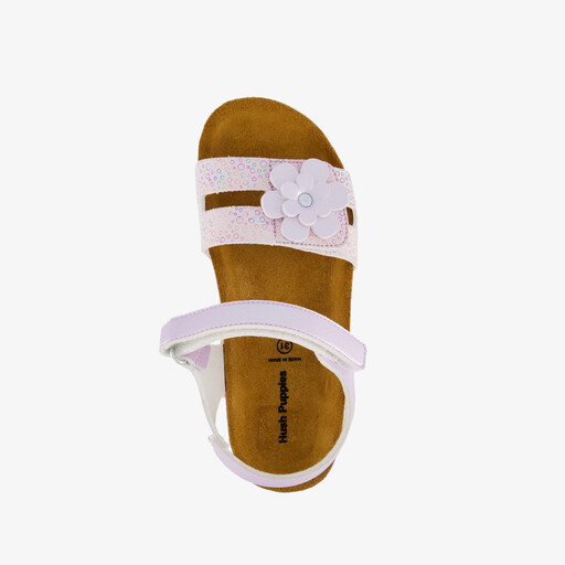 Meisjes bio sandalen lila