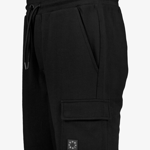 Cargo heren sweatshort zwart