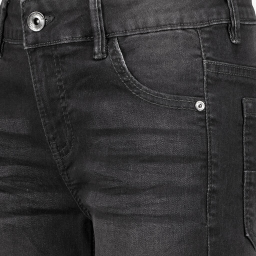 Jongens denim short medium zwart