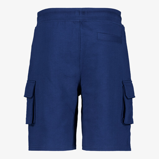 Jongens cargo sweatshort blauw