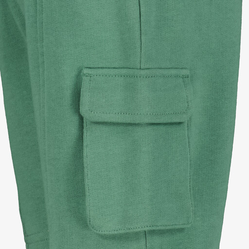 Jongens cargo sweatshort groen