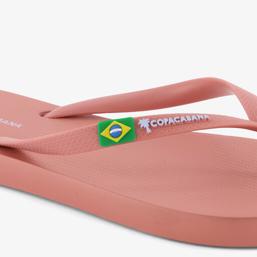 Brasil FEM dames teenslippers roze