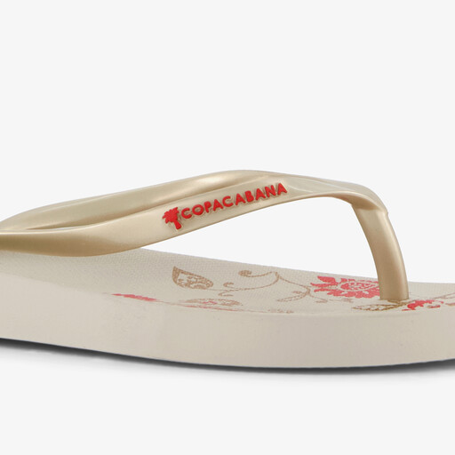 Anatomic Print XII dames teenslippers wit