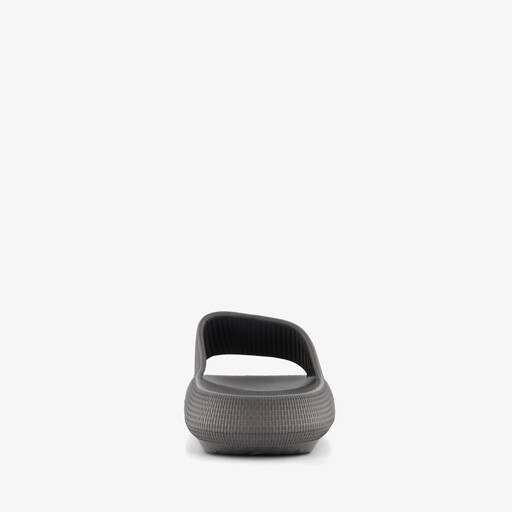 Heren badslippers grijs