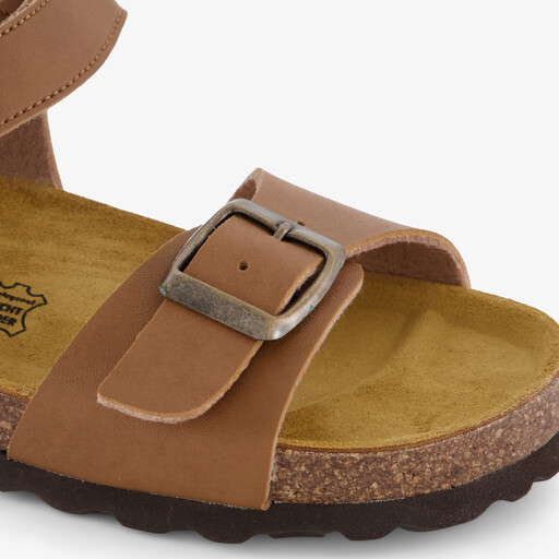 Jongens bio sandalen cognac