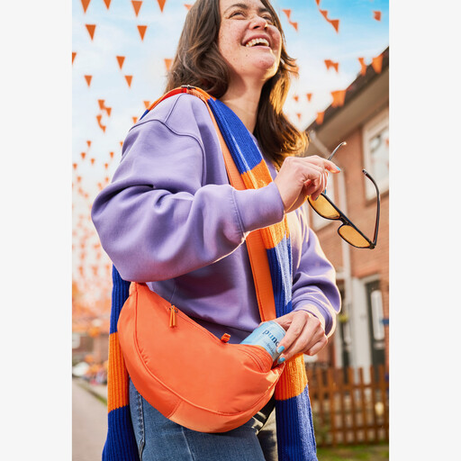 Dames schoudertas oranje