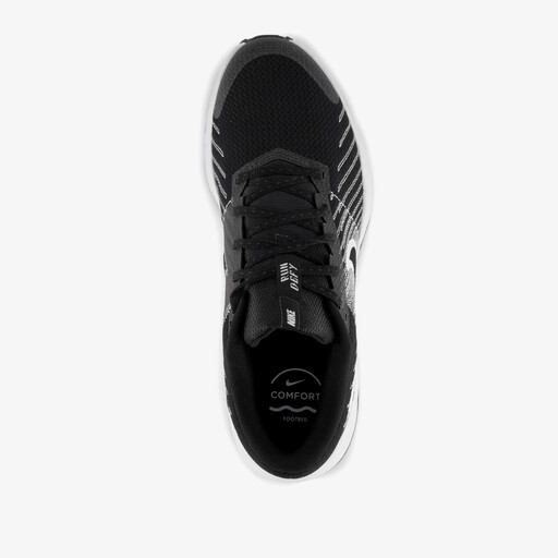 Run Defy heren hardloopschoenen zwart wit