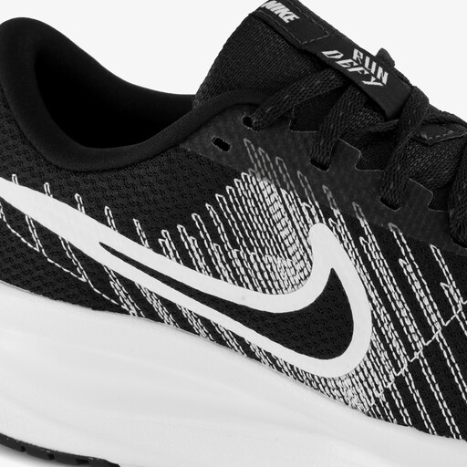 Run Defy heren hardloopschoenen zwart wit