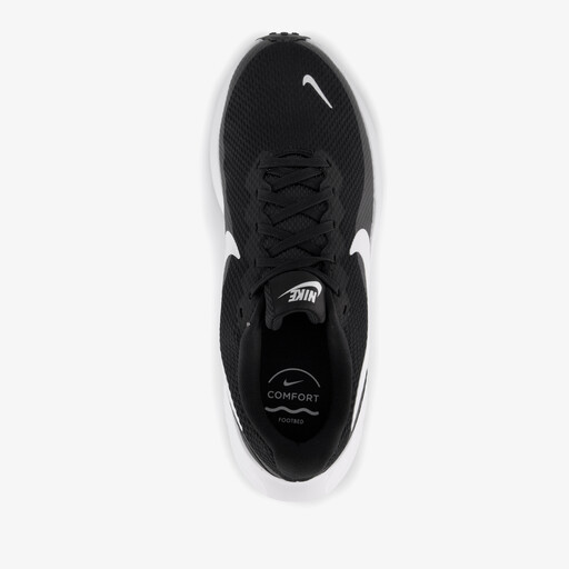 Revolution 8 heren hardloopschoen zwart wit