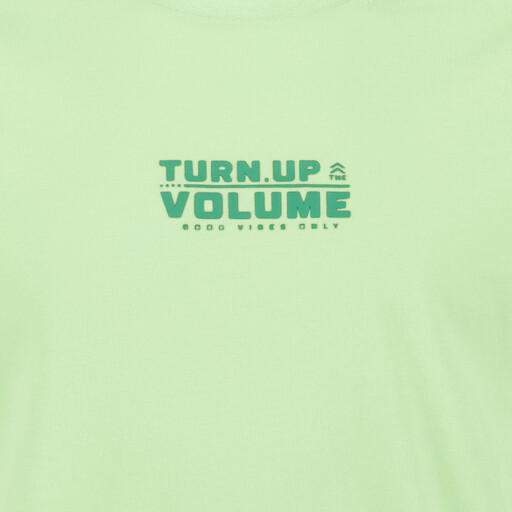 Jongens T-shirt met opdruk lichtgroen