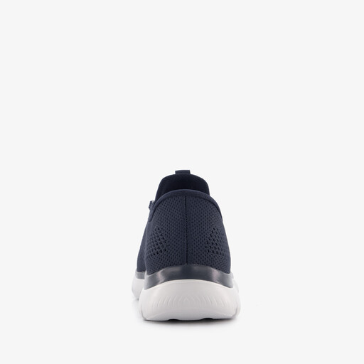 Slip-ins: Summits - Perfo heren sneakers blauw