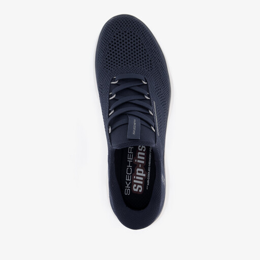 Slip-ins: Summits - Perfo heren sneakers blauw