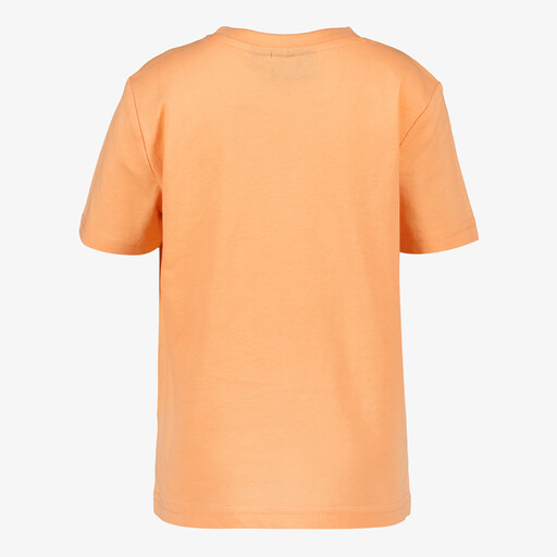 Jongens T-shirt met dino oranje