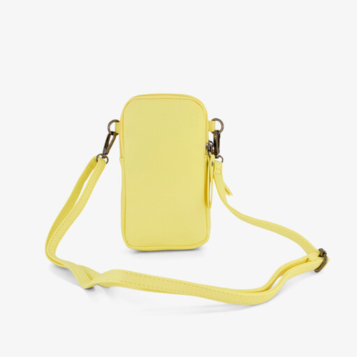 Dames telefoontasje geel