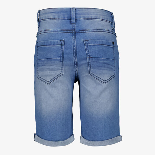 Jongens denim short medium blauw