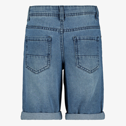 Jongens denim short medium blauw