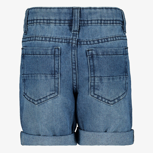 Jongens denim short medium blauw