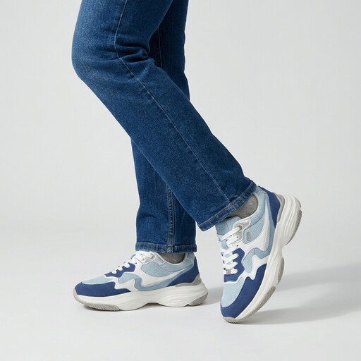 XX by dames sneakers blauw wit