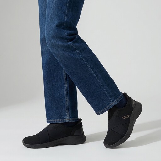 Slip-ins BOBS Sport Squad dames sneakers zwart