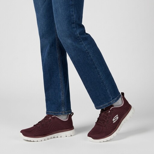 Graceful Get Connected dames sneakers bordeauxrood