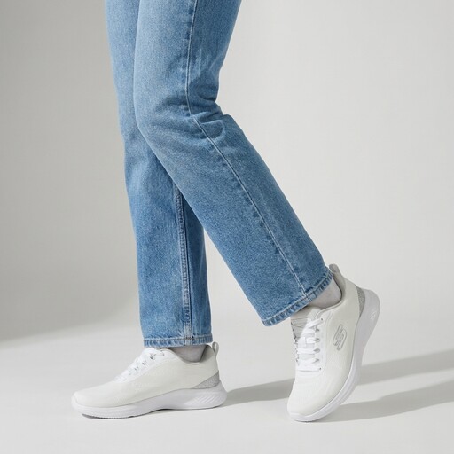 Skech-Lite Pro 2.0 dames sneakers wit grijs