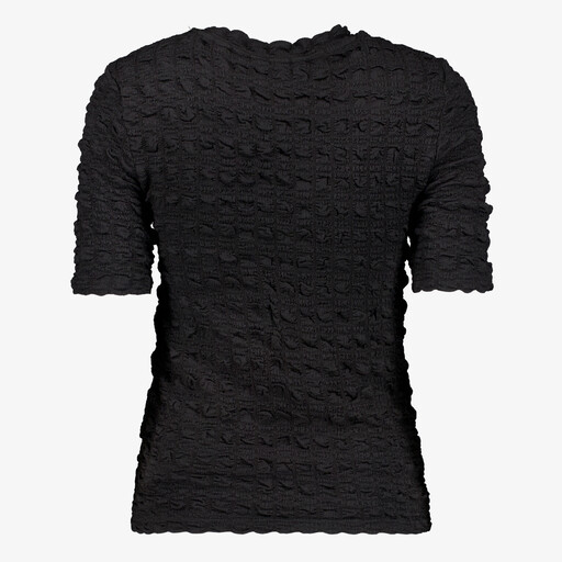 Dames structuur top zwart