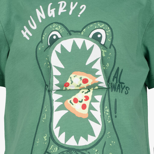 Jongens T-shirt met krokodil groen