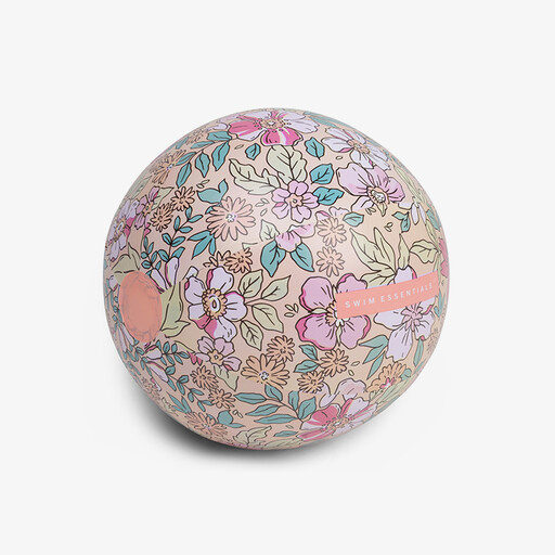 Swim Essentils Blossom kinder strandbal met bloemenprint