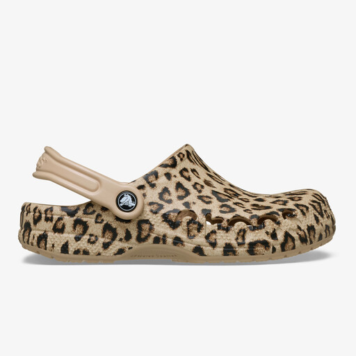Rocs Baya Graphic Clog dames klompen met panterprint