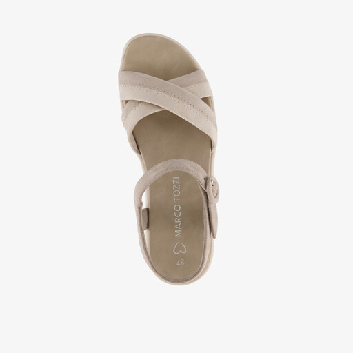Dames sandalen beige