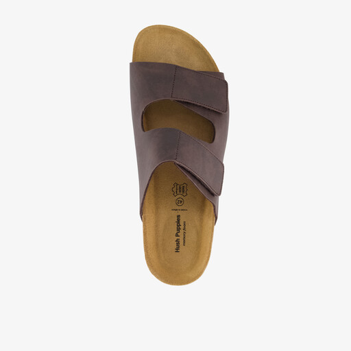 Heren bio slippers bruin