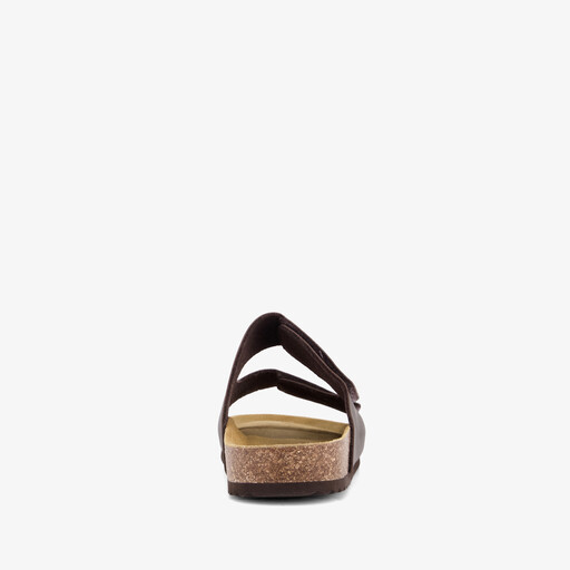 Heren bio slippers bruin
