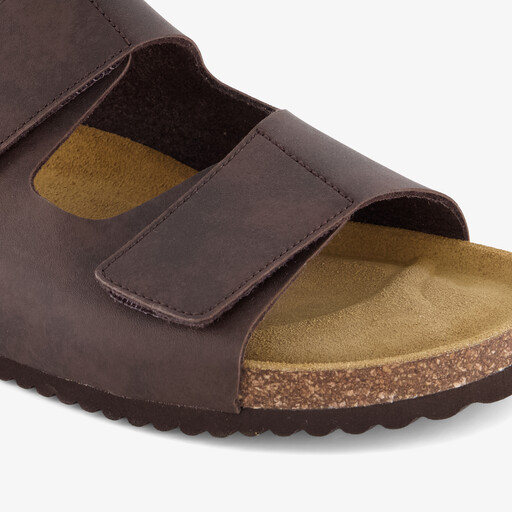 Heren bio slippers bruin