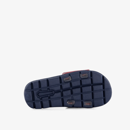 Kinder badslippers blauw rood