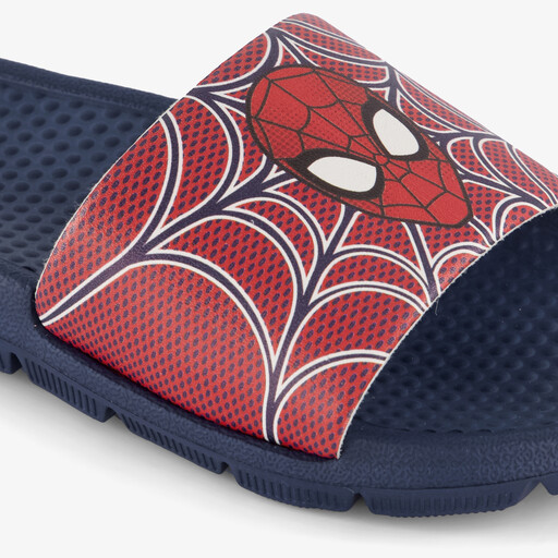 Kinder badslippers blauw rood