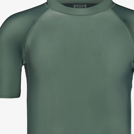 Heren UV zwemshirt met korte mouwen groen