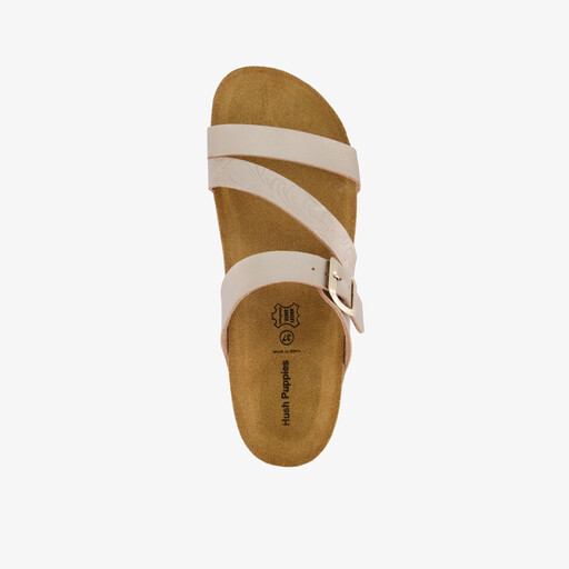 Dames bio slippers champagne